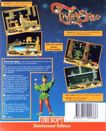 TwinWorld - Land of Vision box cover back